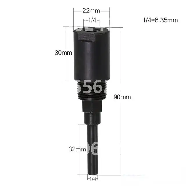 

Extension Router Bit 1/4 "8mm 12mm 1/2" Shank Rod Converter Collet Engraving Machine Accessories Milling Cutter Extend