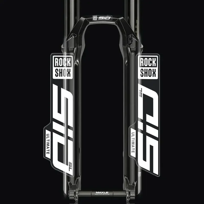 Front Fork Rockshox SID Sticker Bicycle Decorative Mountain Bike Front Fork Decals Waterproof Transparent Bottom Cycling Sticker