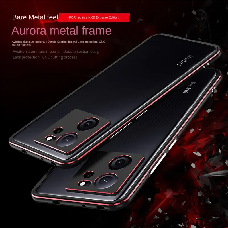 For Xiaomi 13T Pro 13TPro Case Deluxe bumper Ultra Thin Aluminum Shockproof Metal Frame Hard Cover for Xiaomi Mi 13T Xiaomi13T