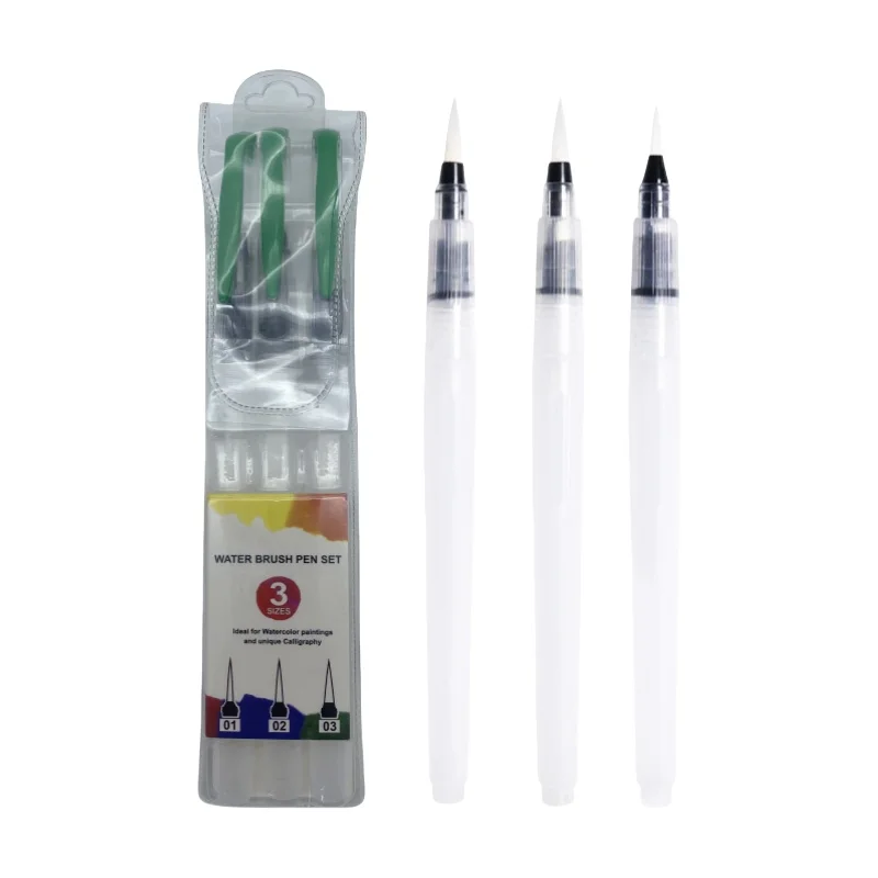 Fountain pen tip Nylon solid watercolor paintbrush Injection pen Water brush storage