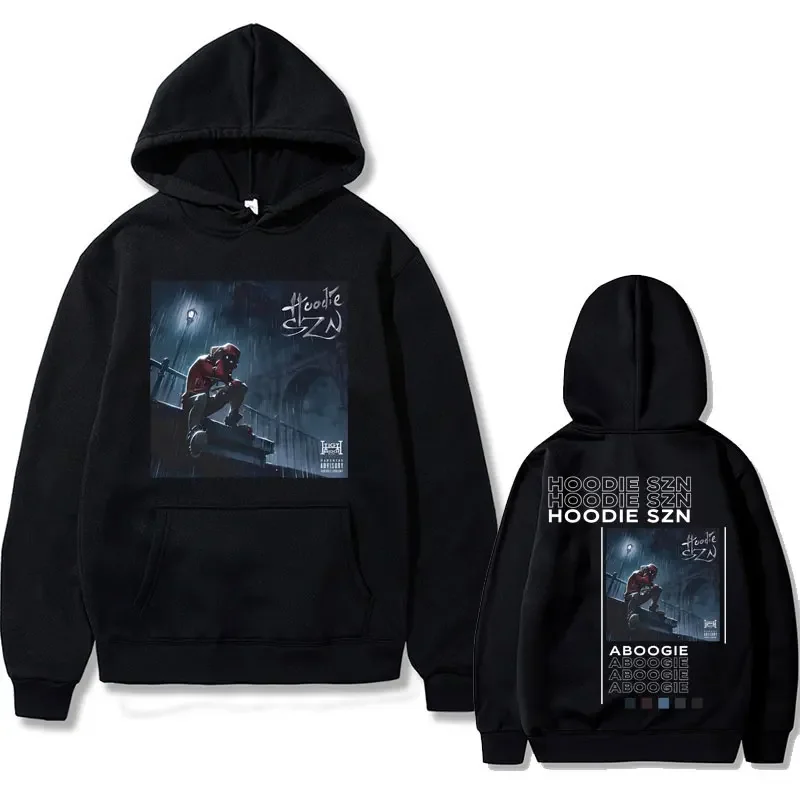 

Hip Hop Rapper A Boogie Wit Da Hoodie Szn Double Sided Print Hoodie Oversized Sweatshirt Men Fashion Vintage Hoodies Clothes