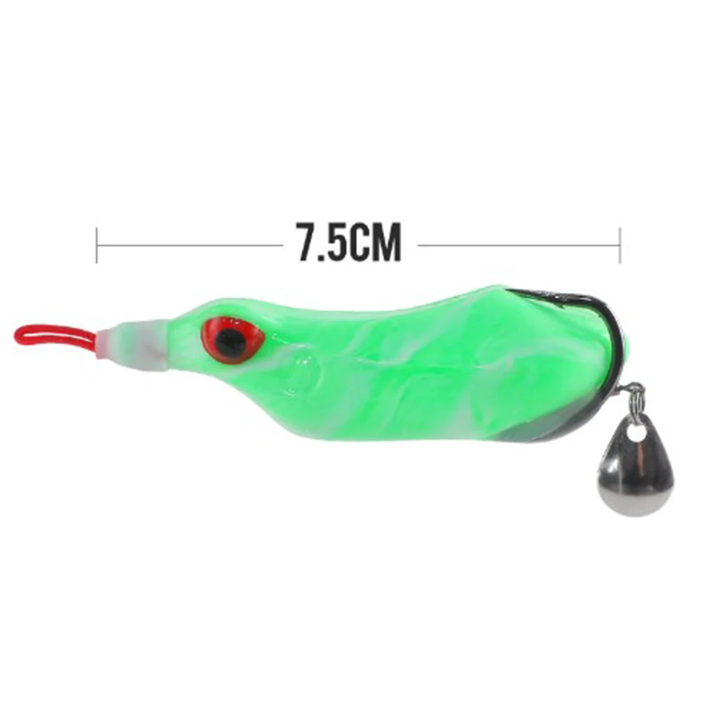 

Artificial Baits Fishing Bait Frog Soft Baits Lure Lightweight Resin Topwater Ray Frog Wear-resistant Practical