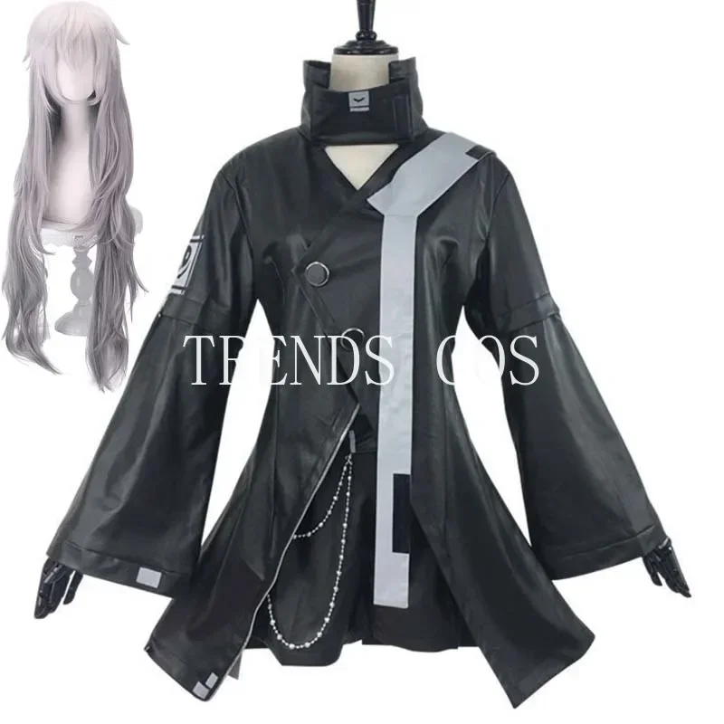 

Game Arknights Lappland Cosplay Costume Halloween Rhodes IslandJacket Pants Gloves Wig Ears Tail Lappland Outfits for Comic Con