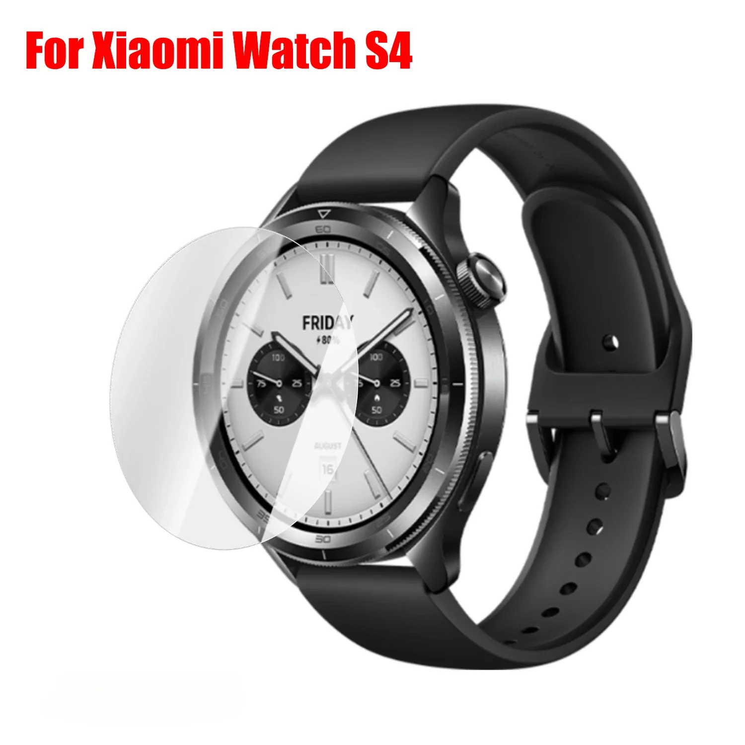 Premium Tempered Glass Screen Protector for Smartwatches - Anti-scratch Protective Film Cover (1 or 10 Pack)