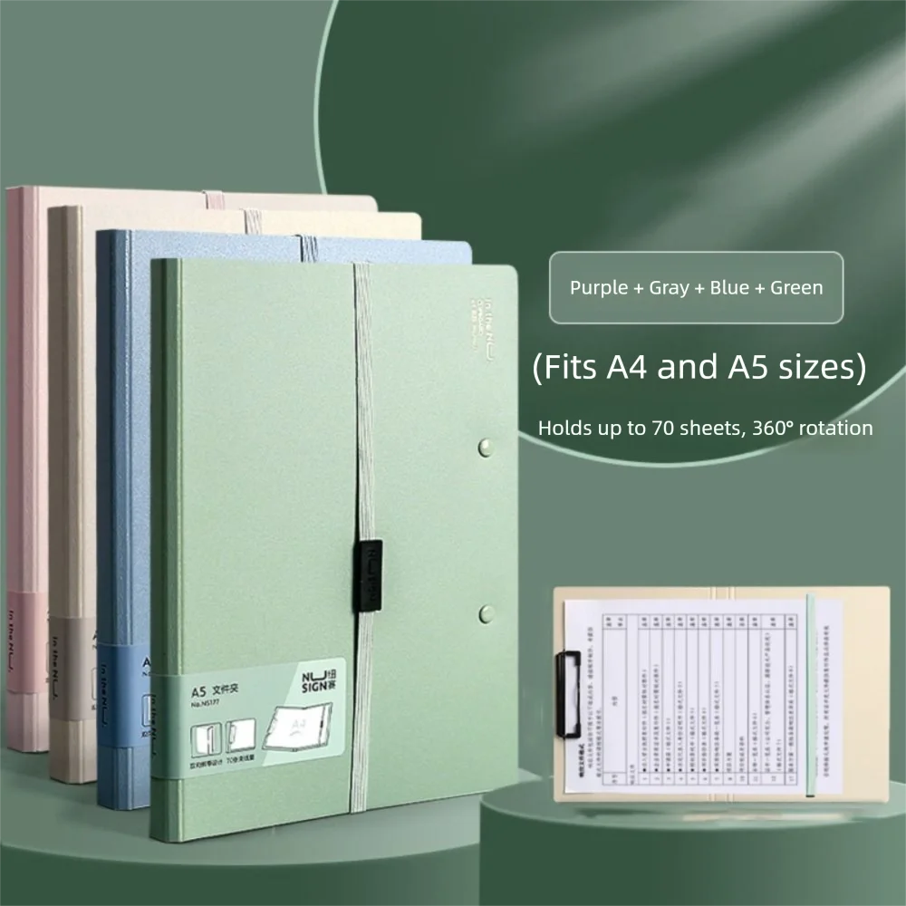 Gifts Portable Foldable Folders A4 To A5 Organize Artifacts File Contract Folders Versatile Test Paper Storage Tool