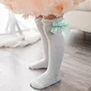 1 Pairs For Baby Girls Socks Summer Kids Knee High Long Sock Children Bow Tie Out Cotton Mesh Socks Infant Thin Soft Solid Socks 3
