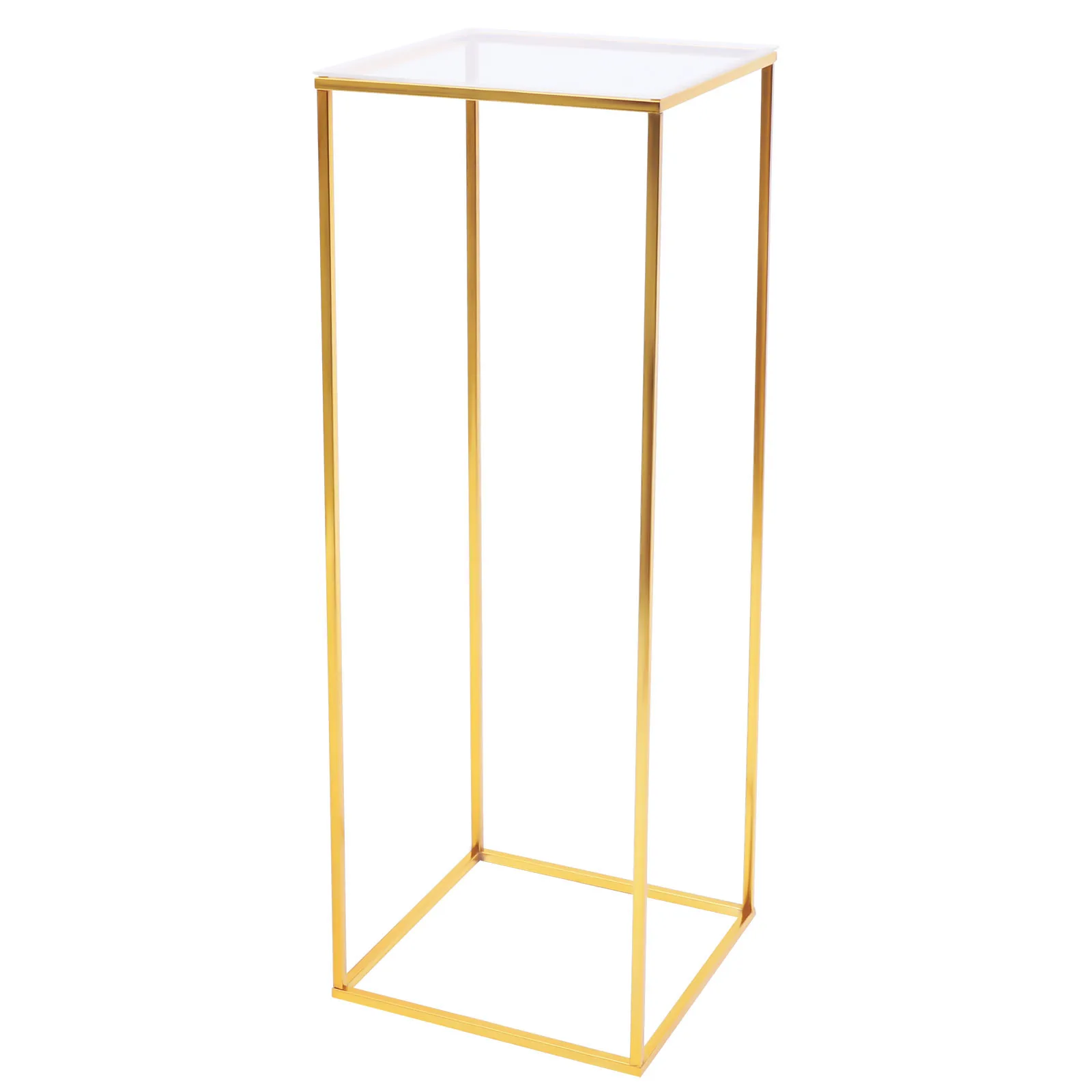 Flower Stand Gold Metal Display Lamp Holder Party Wedding Pillar Stand Decoration