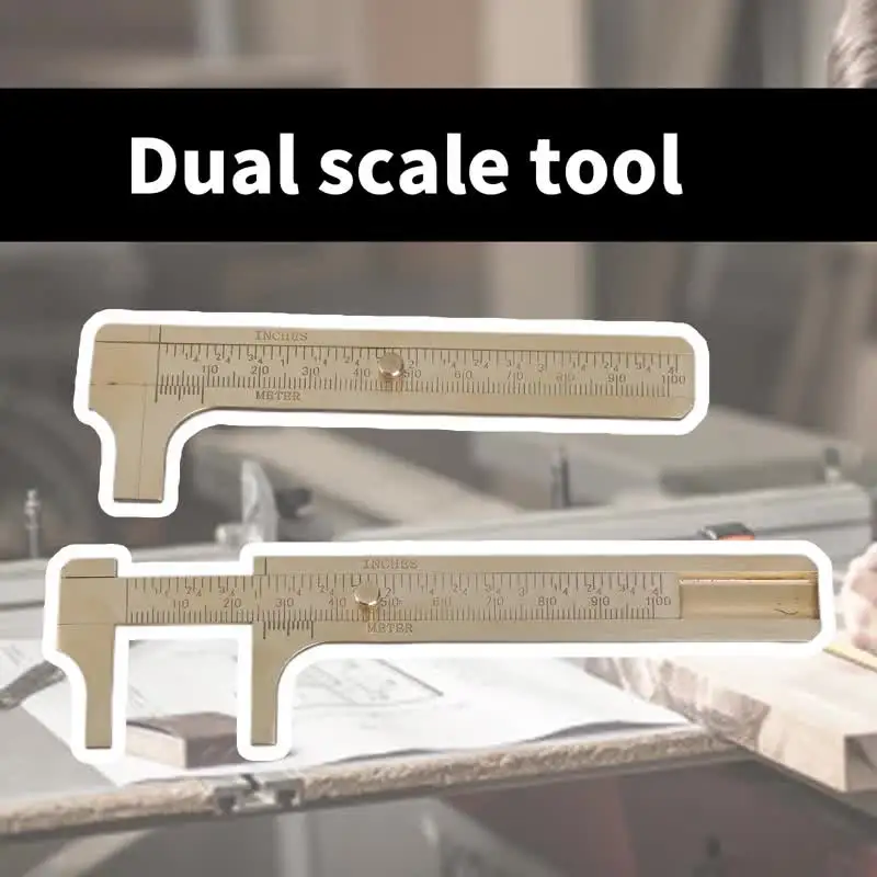 Набор Y6GD из 2 небольших аналогов Vernier CALIPER LASS Calliper Compact Designs Ruler для точных