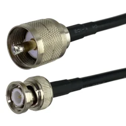 Universal UHF to BNC Coaxial Cable (8inch (20CM))