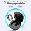 2024 COLMI R02 Smart Ring with Charging Case for Men Women, Battery Life, 39 Days, Health Monitor, 5ATM Waterproof 6