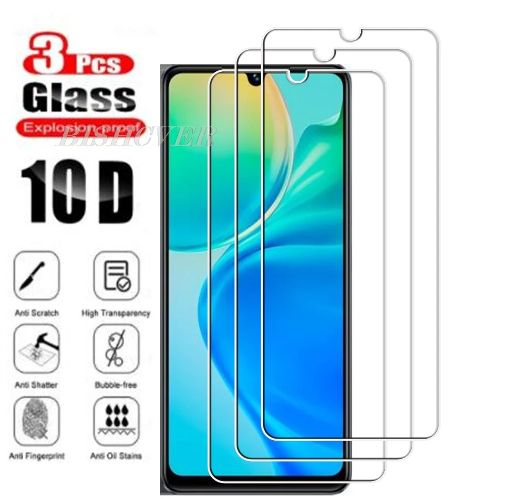 

3 шт. закаленное стекло для Vivo Y100A 6,38 "VivoY100A Y100 VivoY100 VivoT2 5G Защитная пленка для экрана из закаленного стекла