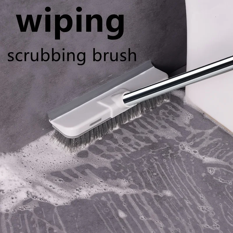 Long Handled Bristle Cleaning Brush Tile Gap Cleaning Brush and Long Handled Brush Are Very Suitable for Floors, Tiles, and Gaps