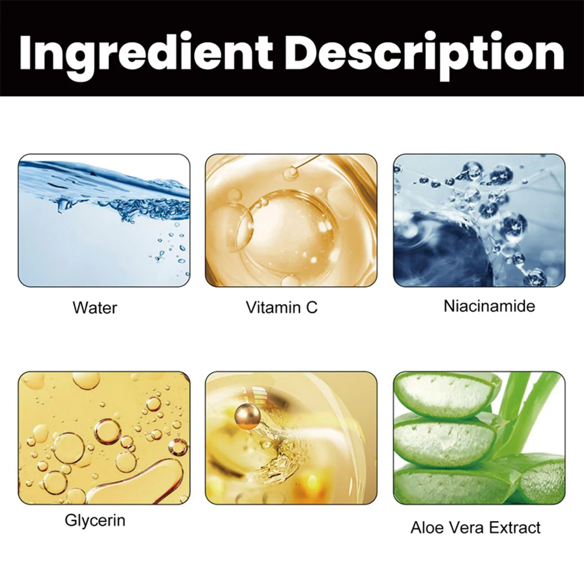 Facial Serum Retinol Hyaluronic Acid Gentle Non-Irritating Refreshing Non-Greasy Helps Improve Skin Condition