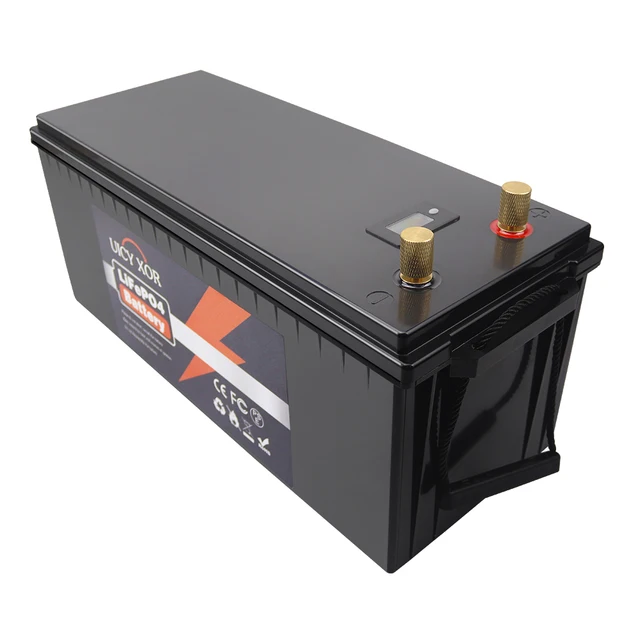 12V 400Ah LiFePO4 Lithium Iron Phosphate Battery Built-in BMS For