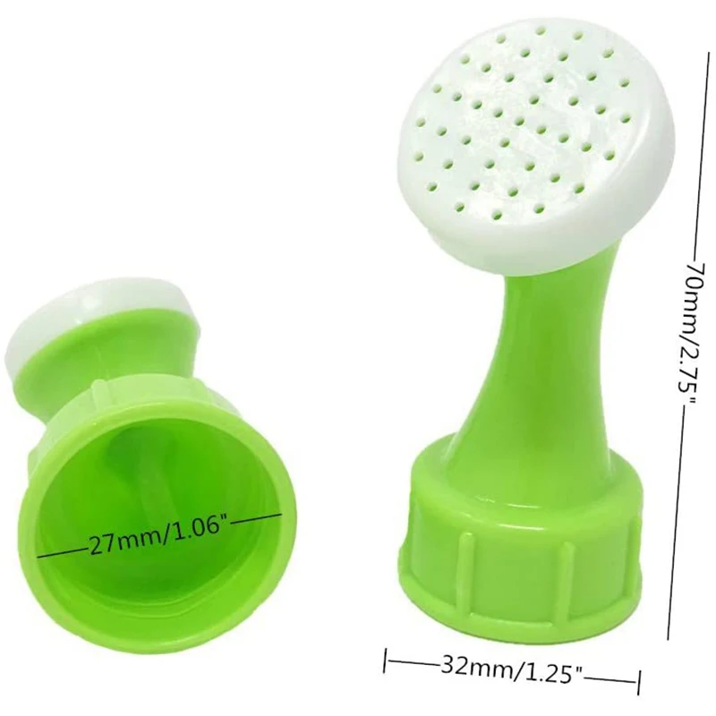 2-6pcs Bottle Cap Sprinkler Portable Plastic Plant Watering Spout Sprayers Sprinkler Nozzles Waterers Adapters With Bottle watering nozzle water sprayer bottle cap sprinkler