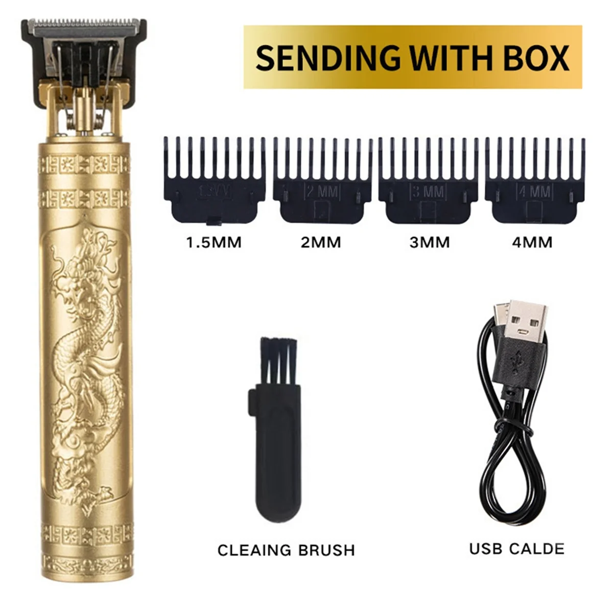 Haircut Razor for Men Recharge Shaver Adult Electric Vintage Clipper Razor Home USB Charging Barber Shop B 2