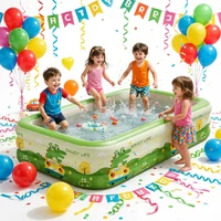 Piscine gonflable amovible pour enfants et adultes, grande piscine intérieure/extérieure, baignoire de jardin, jouet aquatique, cadeaux de fête 5