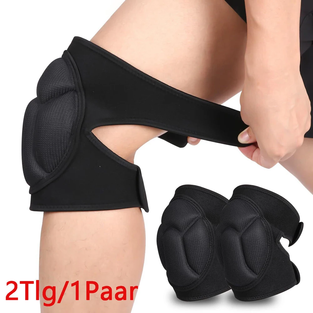 2Pcs 미끄럼 방지 충돌 방지 무릎 슬리브 충돌 방지 보호 무릎 패드 댄스 운동 훈련을위한 스포츠 무릎 패드