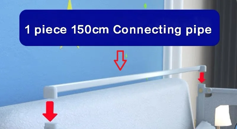 IMBABY Bed Guardrail Liftable Bumpers Stronger Bed Safety Rails for Baby Safety Bed Barrier Quality Crib Protection Crib Fence