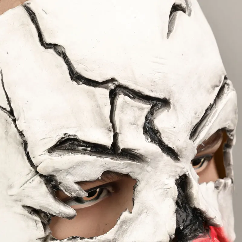 Generic Horror Half-Face Latex Mask for Halloween and Cosplay Events