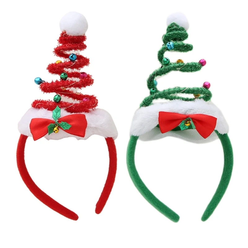 

Springs Hairband Christmas Tree Headbands Cartoon Supplies for Christmas
