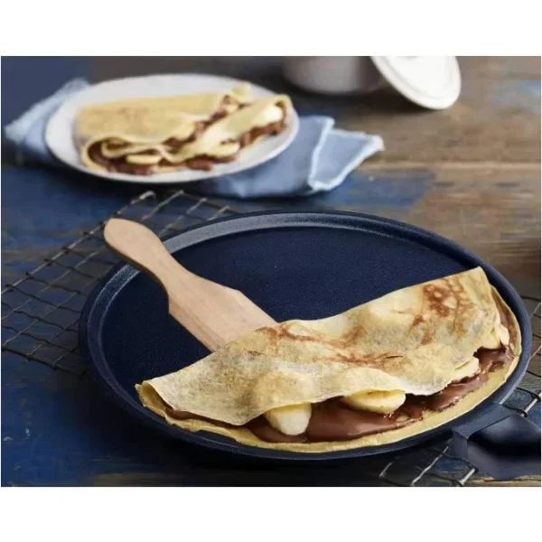 NEW NEW S·KITCHN Crepe Pan Nonstick Dosa Pan, Tawa Pan for Roti Indian, Non-Stick Pancake Griddle Compatible with Induction Cook 6