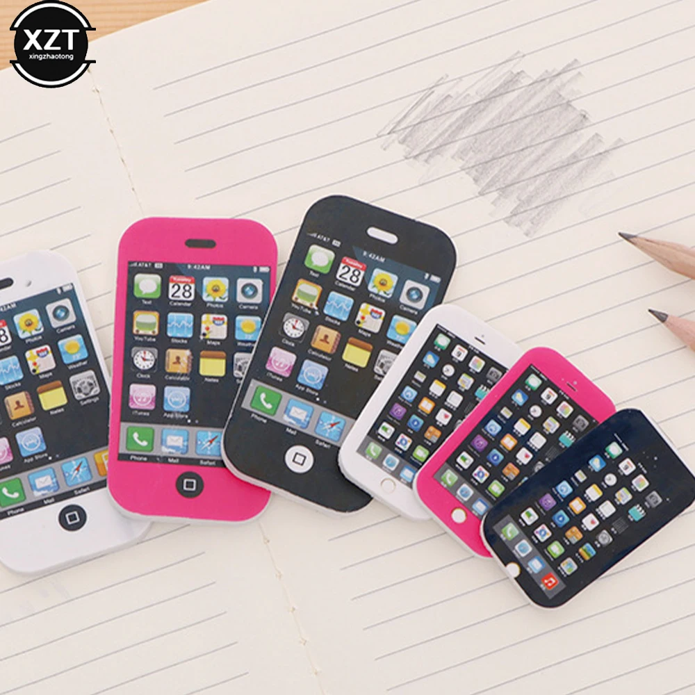 Mobile Phone Modeling Eraser Student Stationery Gift Children