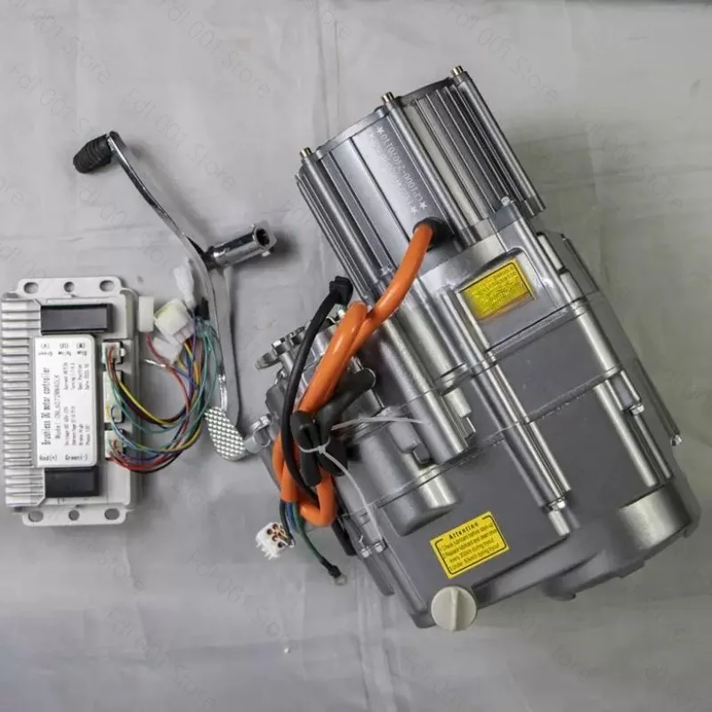 Motore di trasmissione intermedio da 72V 8000 giri/min con frizione per motociclette elettriche e veicoli elettrici fuoristrada - immagine 3