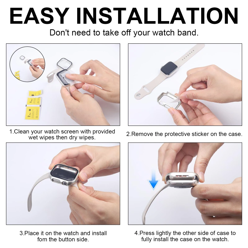 Enhanced Glass Screen Protector & Protective Case