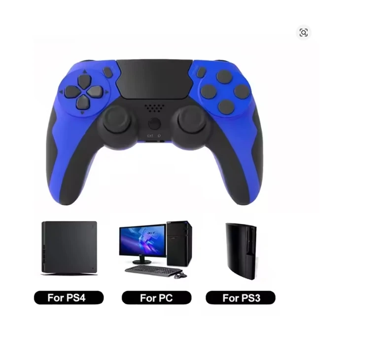 Enhanced Wireless Gamepad with Six-Axis Gyroscope and Motion Sensing Technology