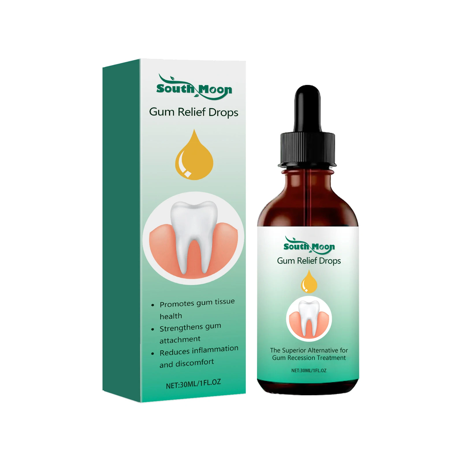 Toothache Relief Drops Reduce Gum Bleeding Swollen Pain Remove Plaque Stain Decay Cure Periodontitis Protect Oral Health Care