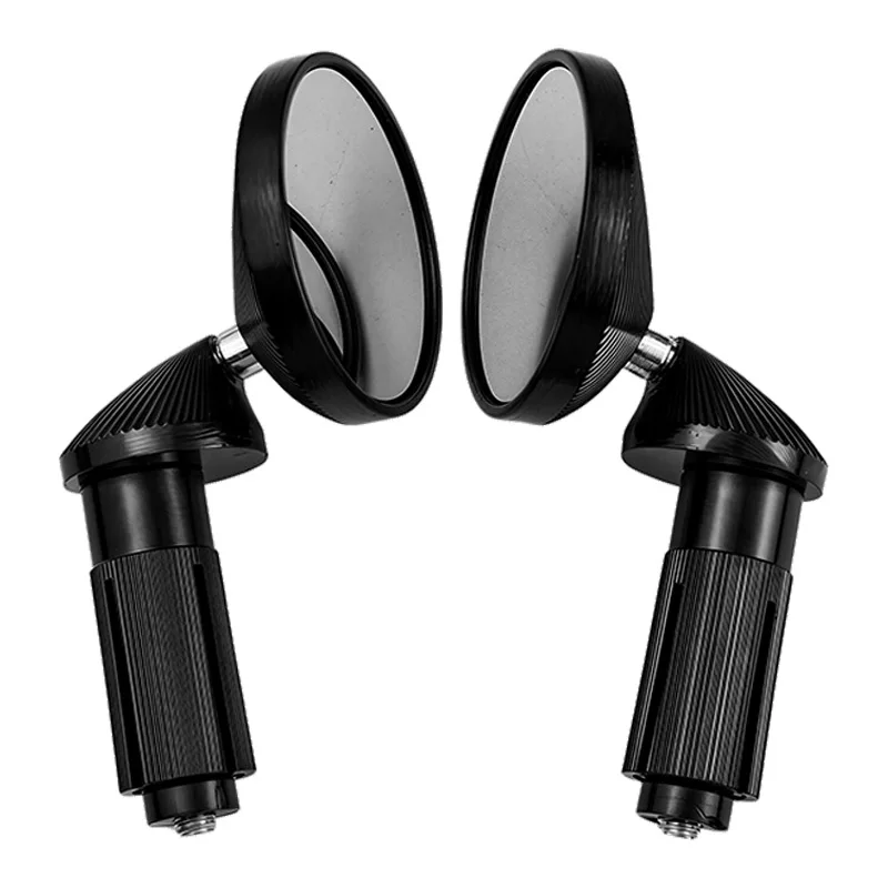 Custom Adjustable Handlebar Motorcycle Mirrors with Flexible Viewing Angles
