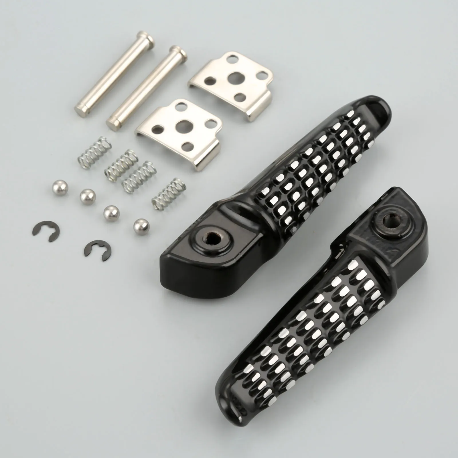 1 Paio Di Pedane Posteriori Per Moto Pedane In Alluminio Per Kawasaki Ninja 250R Ex250 2008-2013 Z750/Z750S 2004-2011 Z1000 Ninja Zx6R