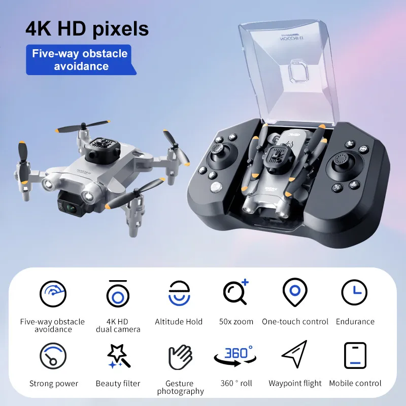 Drone Quadcopter 4DRC V30 Mini Drone 4K Professional 1080p HD aerial dual camera WiFi FPV Remote Control Quadcopter RC Helicopter Toy Gift
