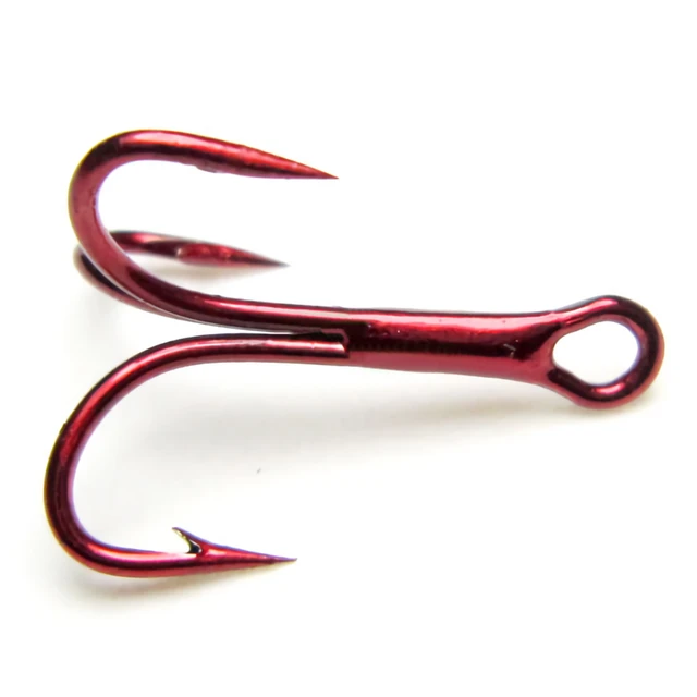  Fishing Hooks 100pcs/Set Anchor Treble Fishing Hooks