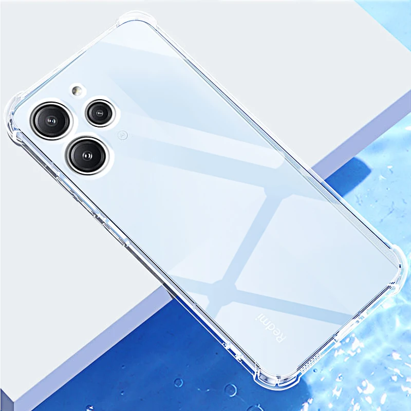 Crystal Clear Shockproof Silicone Phone Cover - Enhanced Protection
