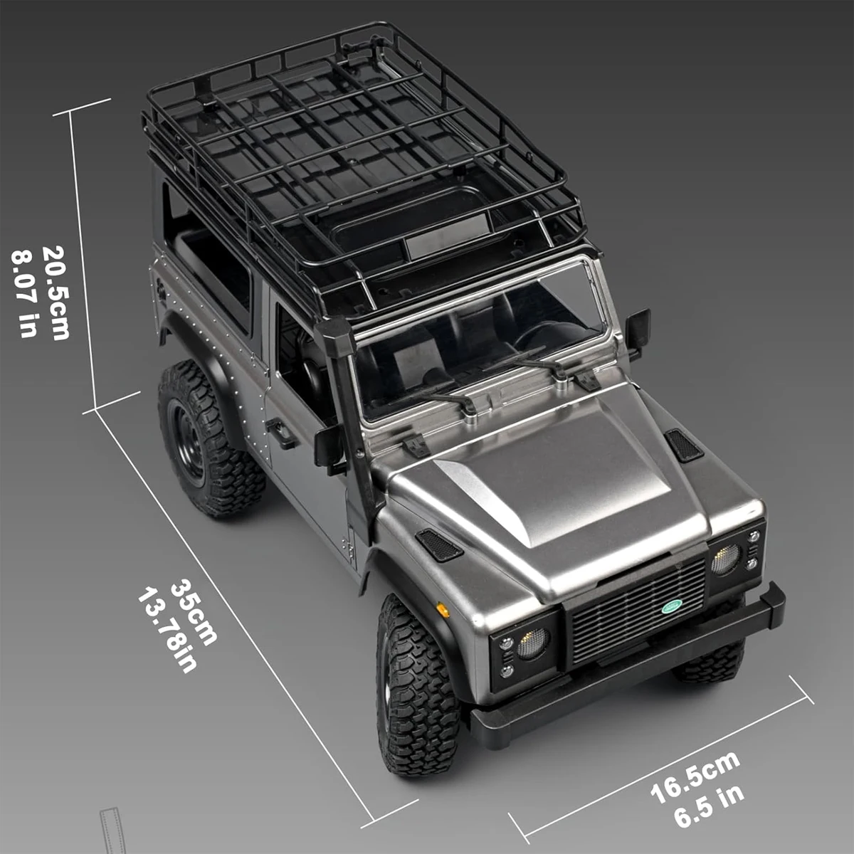 BRASTOY Carro de Controle Remoto 4x4 Jeep RC RTR Rock Crawler 1:12,Enviado do Brasil