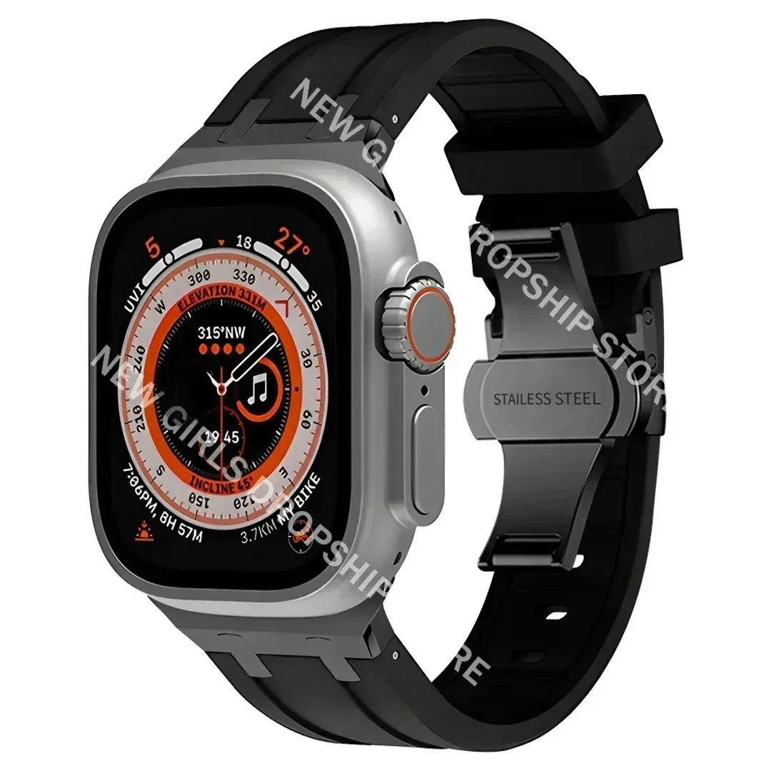 Premium Silicone Sports Band with Butterfly Clasp