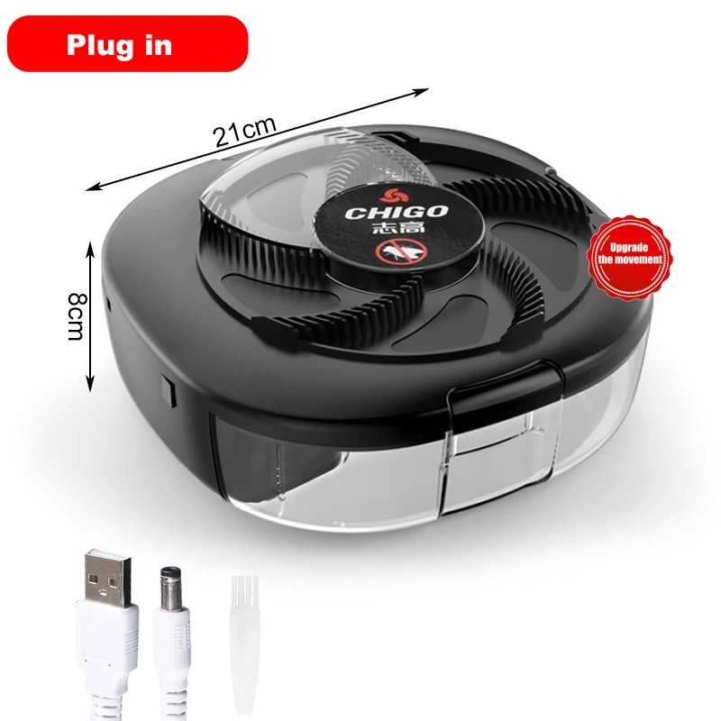 Rechargeable Electric Fly Trap - Indoor/Outdoor Insect Pest Catcher