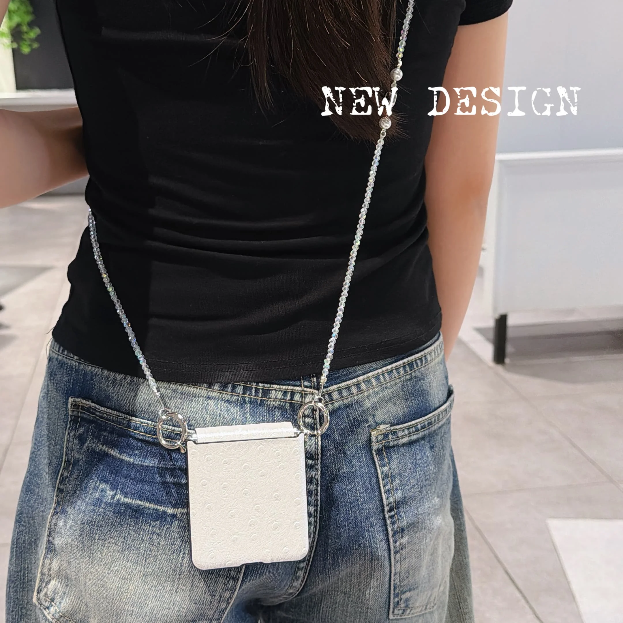 Premium PU Leather Crossbody Phone Case with Hinge Protection and Bracelet Strap