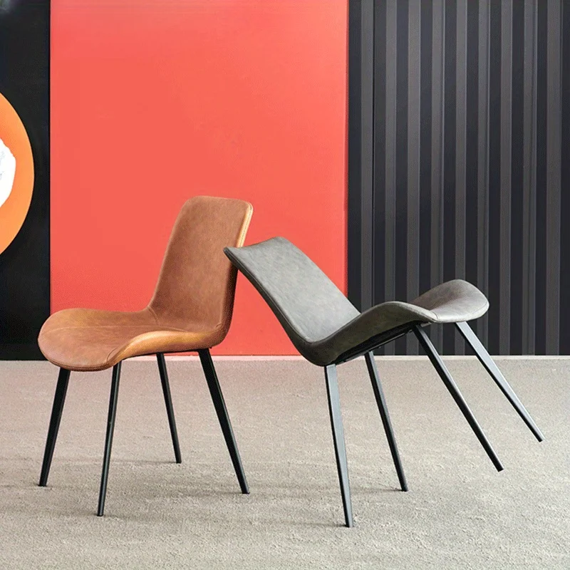 Modern Upholstered Chair-Comfortable Backrest Chair for Office Dining Living Room Bedroom Dining
