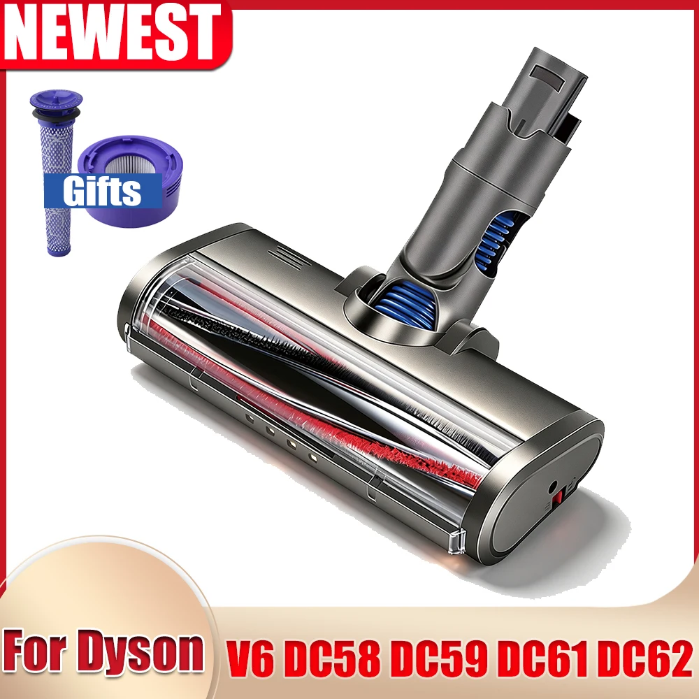 Motorized Soft Sweeper Roller Floor Brush Attachment
