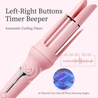 Fer à boucler automatique 32 mm, sans tiraillement de cheveux, anti-brûlure, 3 réglages de température, faible consommation, sûr pour dortoir 2