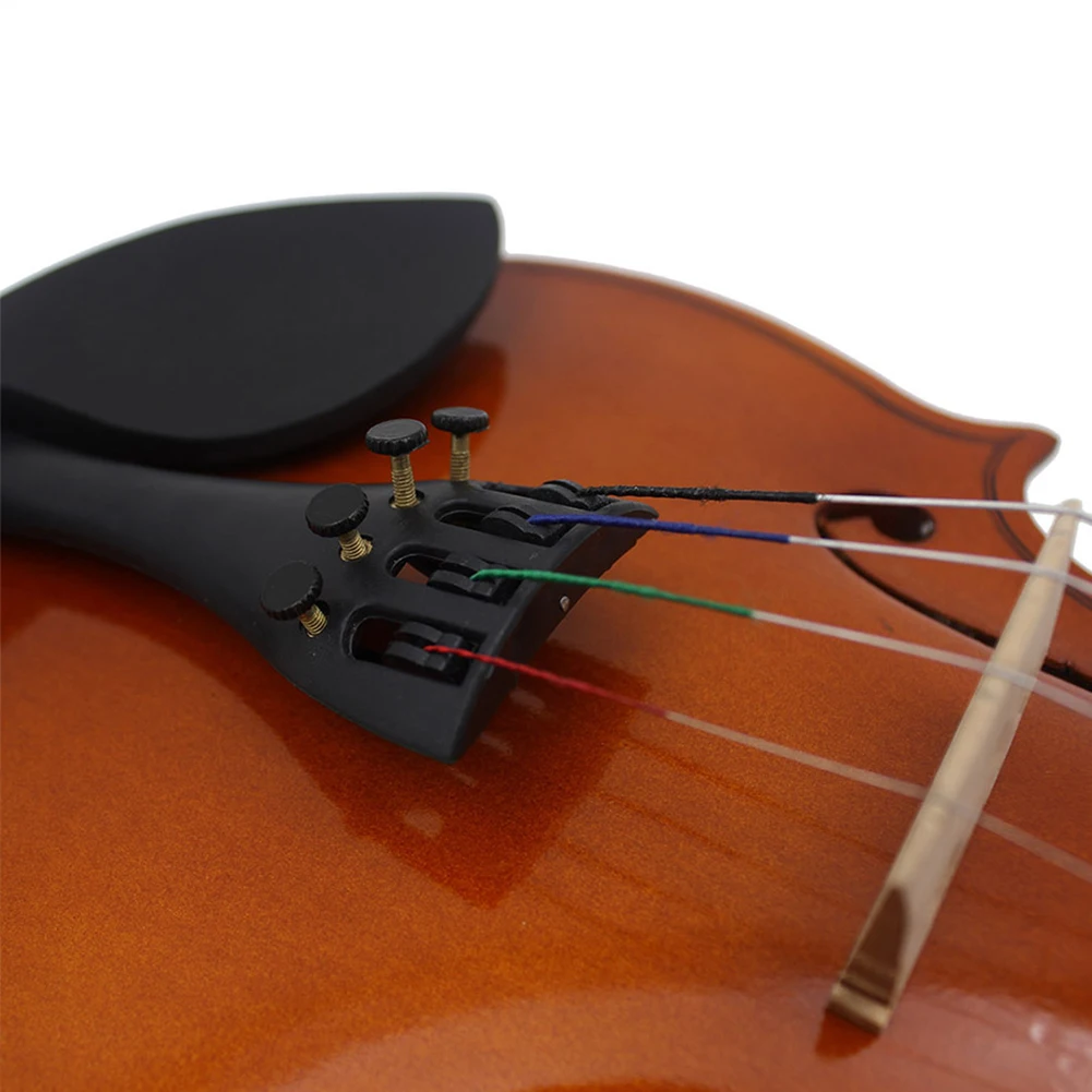 Violin 4/4 Full Size Kit Case Bow Extra Strings Rosin Tuner Violin Fiddle Set Beginner Adults Student