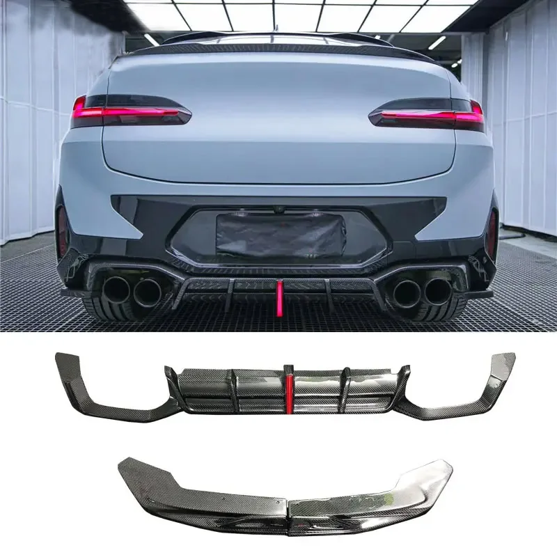 

For BMW X3M F97 X4M F98 Carbon Fiber Rear Diffuser Rear Bumper
