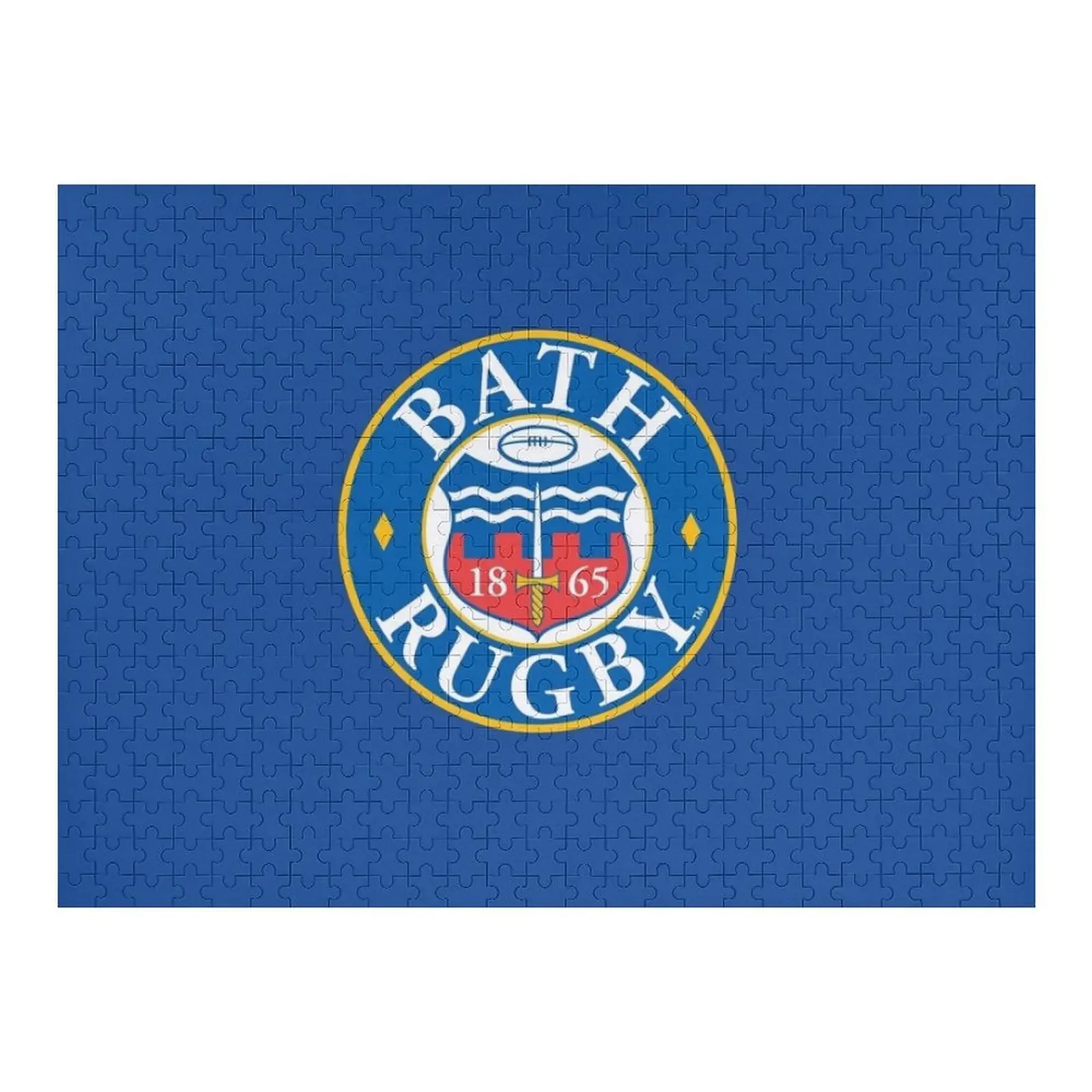 The Bath Rugby essential Jigsaw Puzzle Woodens For Adults Personalized Kids Gifts Jigsaw Pieces Adults Puzzle soccer volleyball rugby football kick throw solo practice training aid control skills adjustable waist belt for kids adults