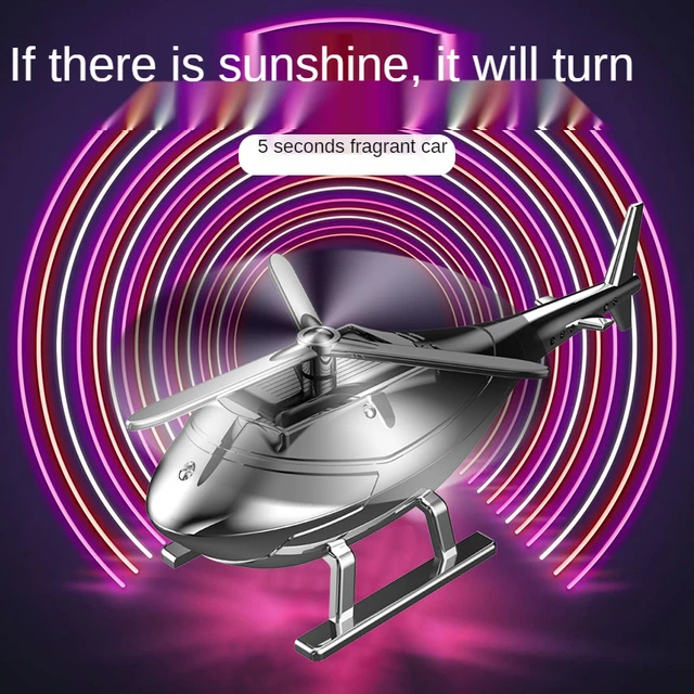 Car Aircraft Decoration Aromatherapy Air Freshener Helicopter Gift Solar Car Perfume Fragrance Car Airplane Ornament Car Styling 1