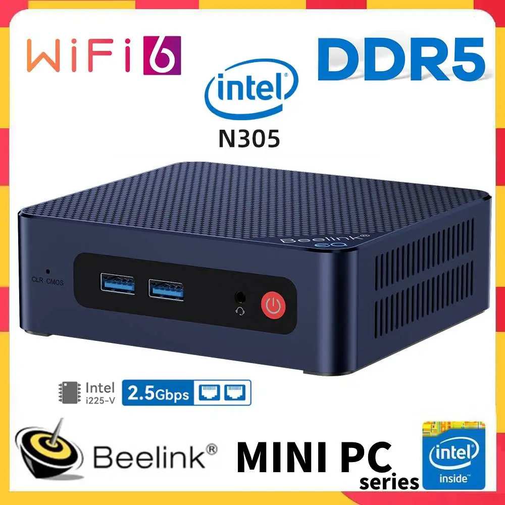 ジャンク品 Beelink Mini S12 Pro (N100, 16GB) Beelink Mini S12 Pro Alder Lake N100 MINI PC DDR4 16GB 500GB
