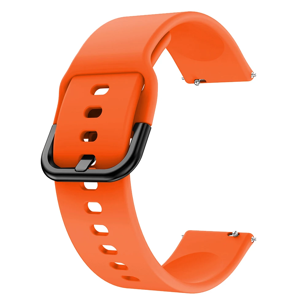 Premium Silicone Watch Band - 20mm/22mm Adjustable Strap, Universal Fit