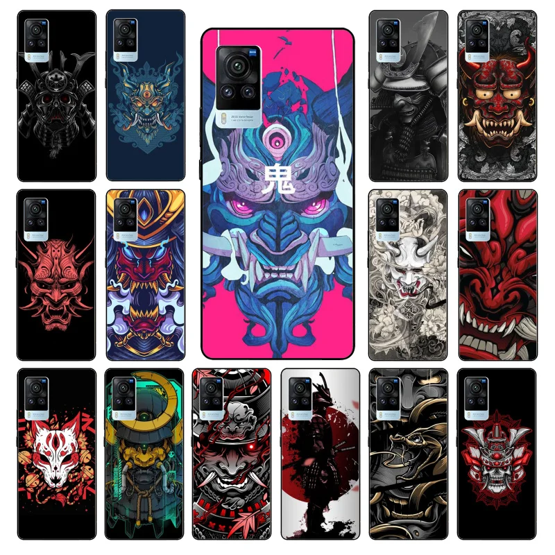 Japanese Oni Mask Phone Case Samurai X Phone Case Mobile Cover